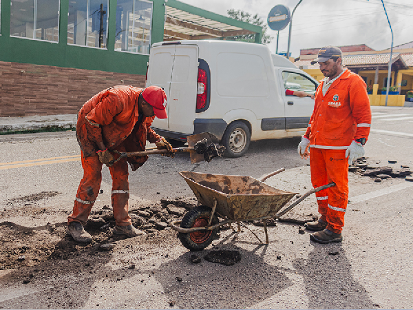 A Superintendência de Obras Públicas (SOP) iniciou, nesta quinta-feira